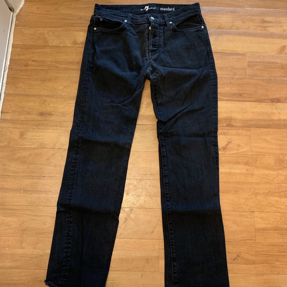 Black Jeans 7 For All Man Kind